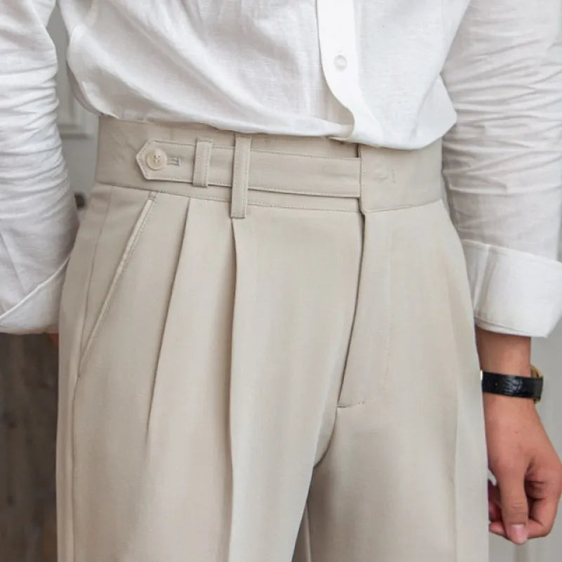 Cropped Tailored Trousers
