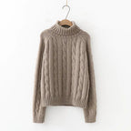 Long neck sweater