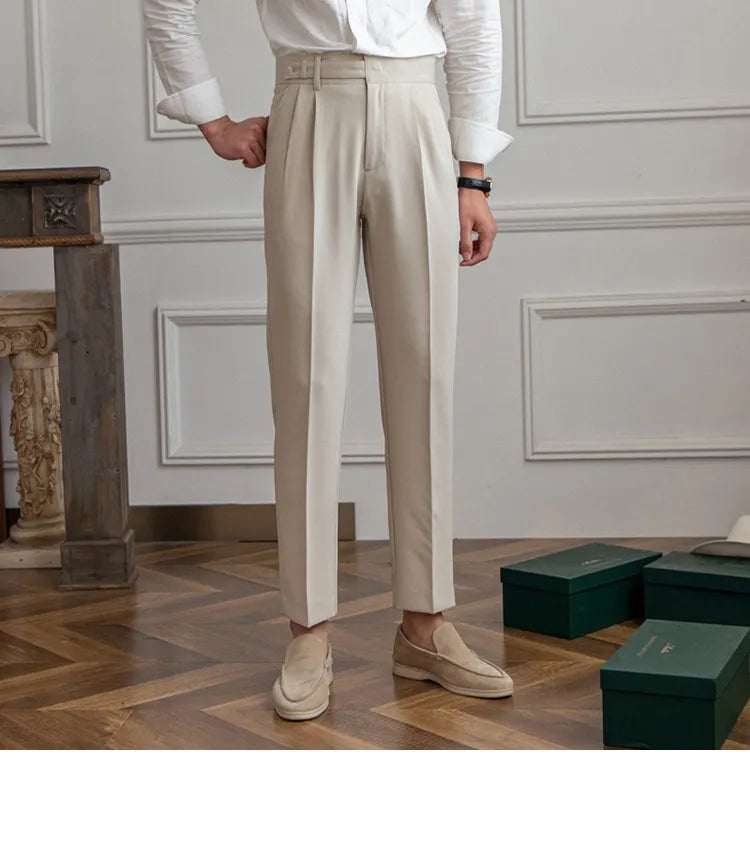 Cropped Tailored Trousers