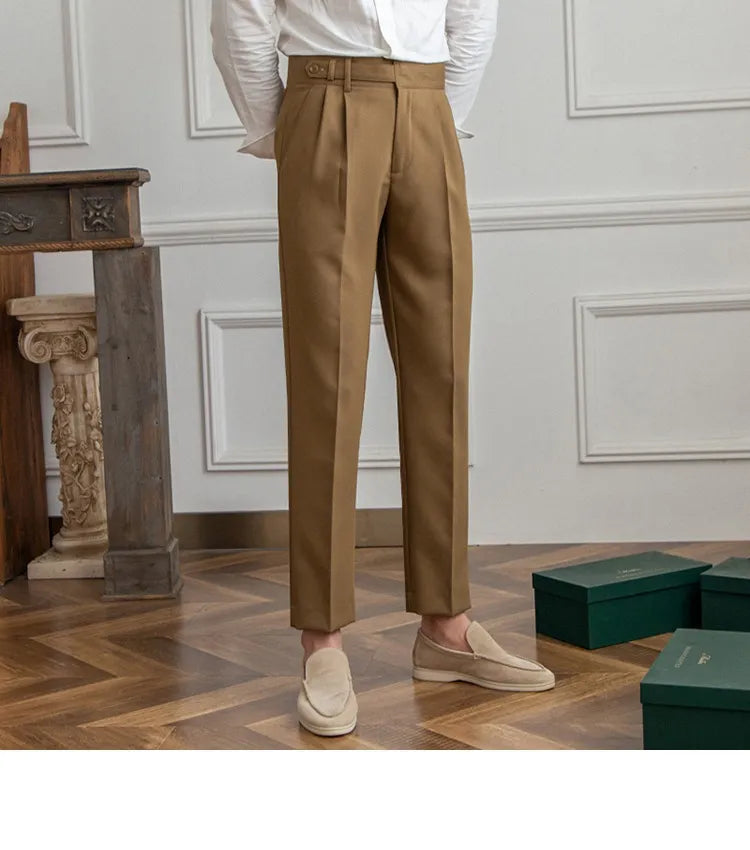 Cropped Tailored Trousers