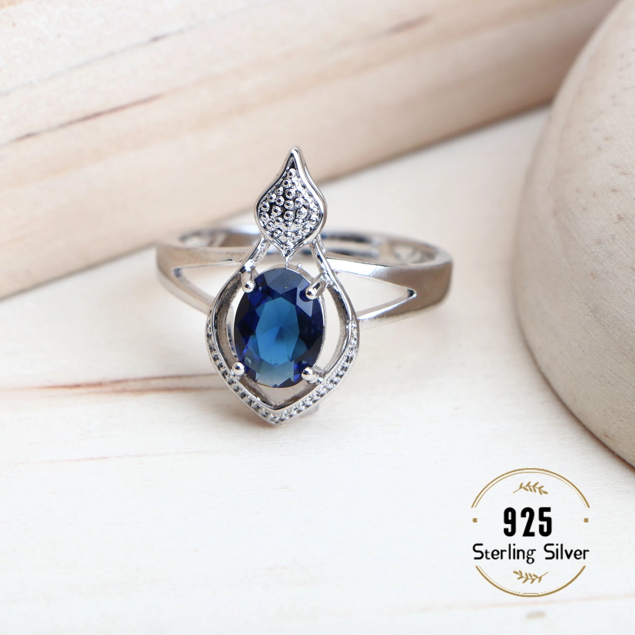 Blue Jewelry Pendant Set