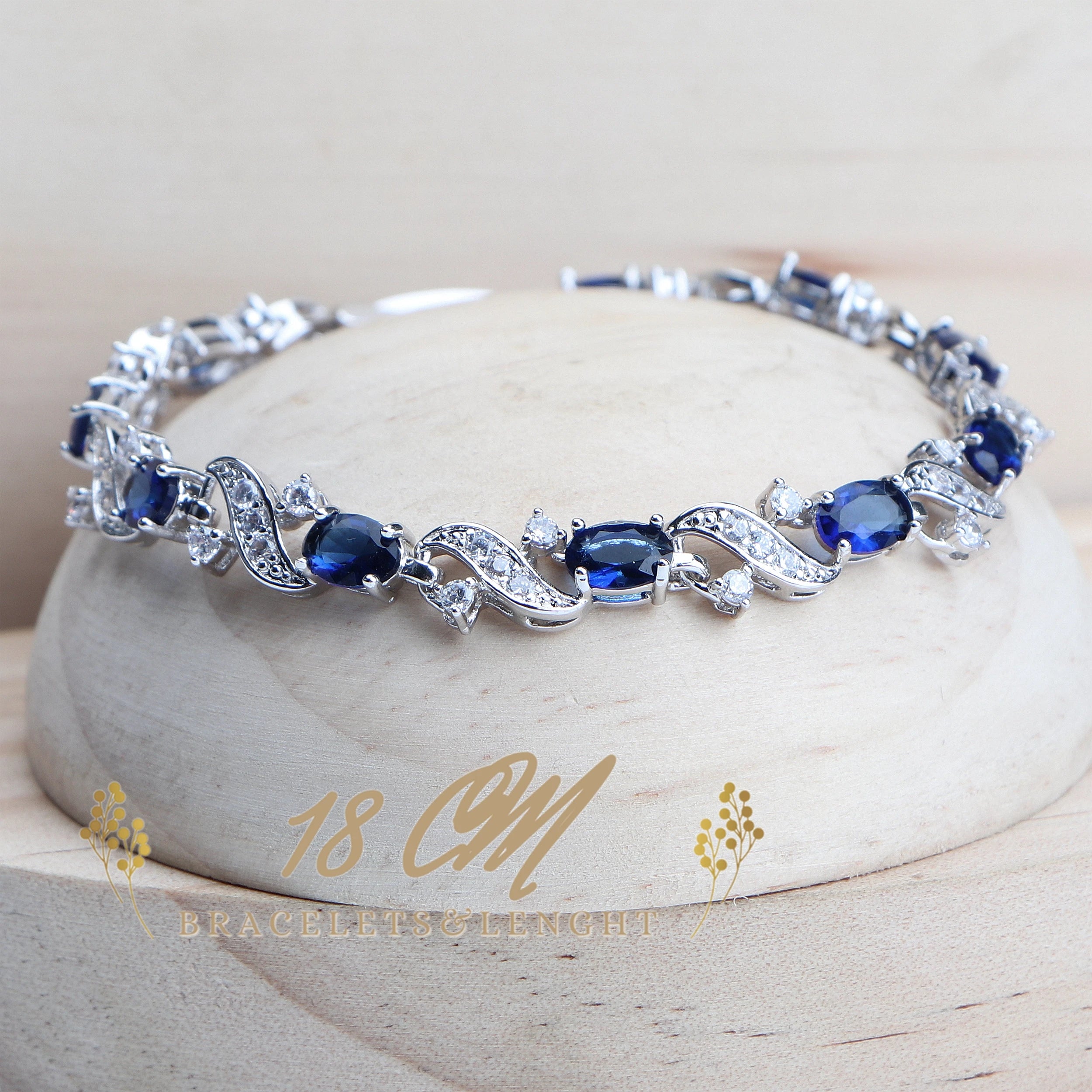 Blue Jewelry Pendant Set