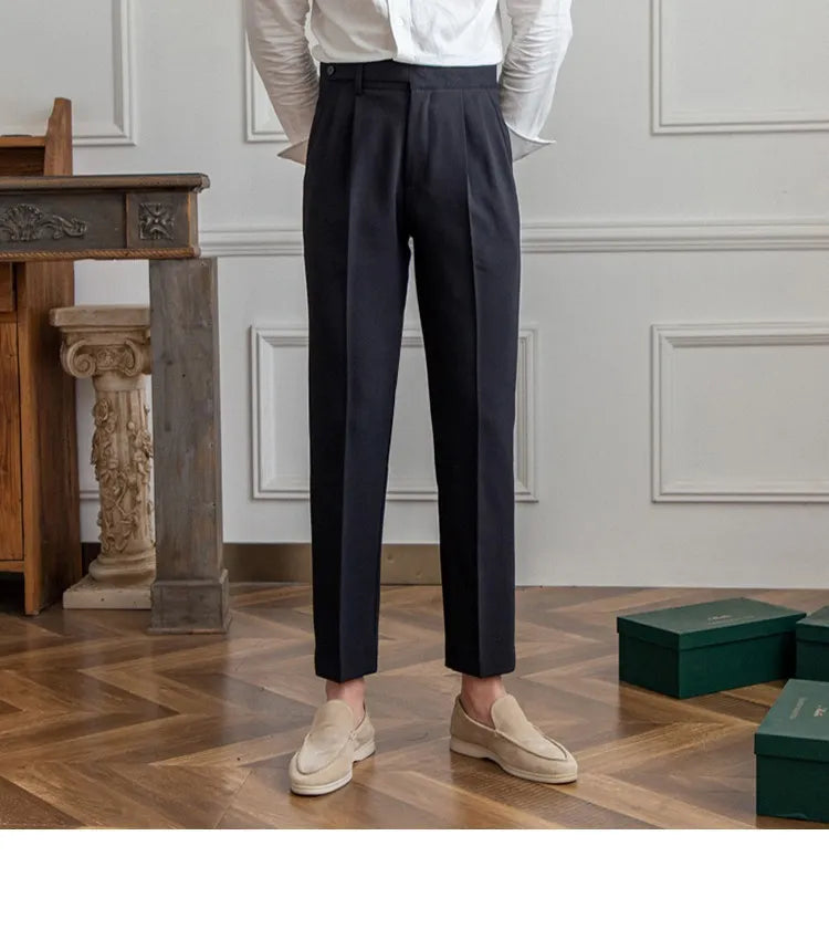 Cropped Tailored Trousers