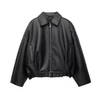 Belted Aviator Jacket
