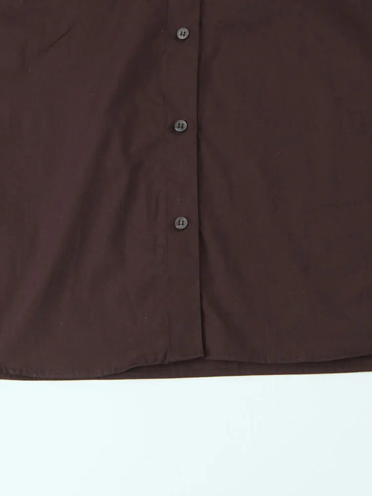 Scarf Collar Plaid Shirt