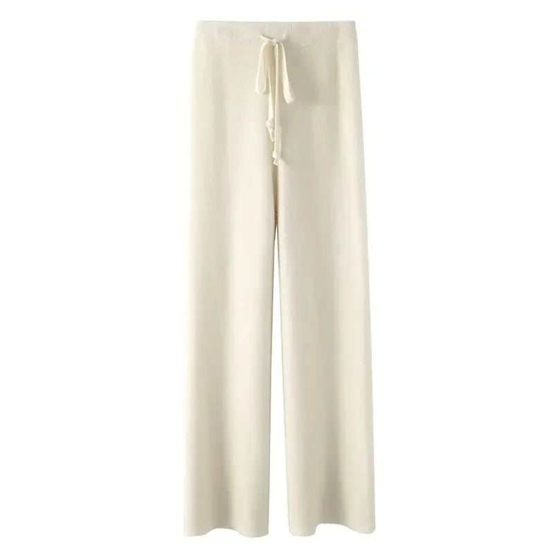 Knit Wide Leg Pants