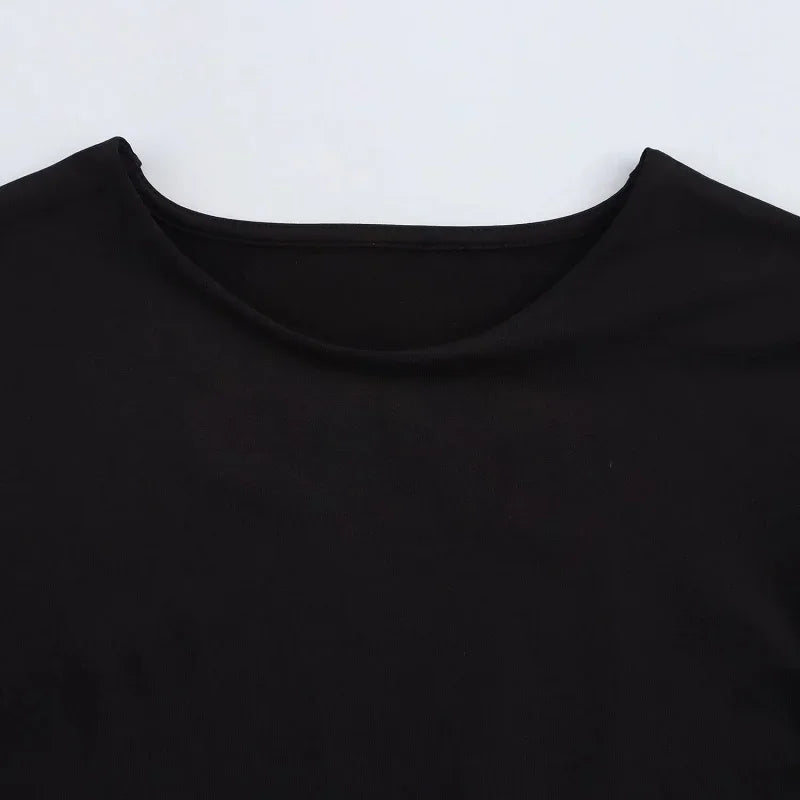 Sheer Ruffle Bodysuit