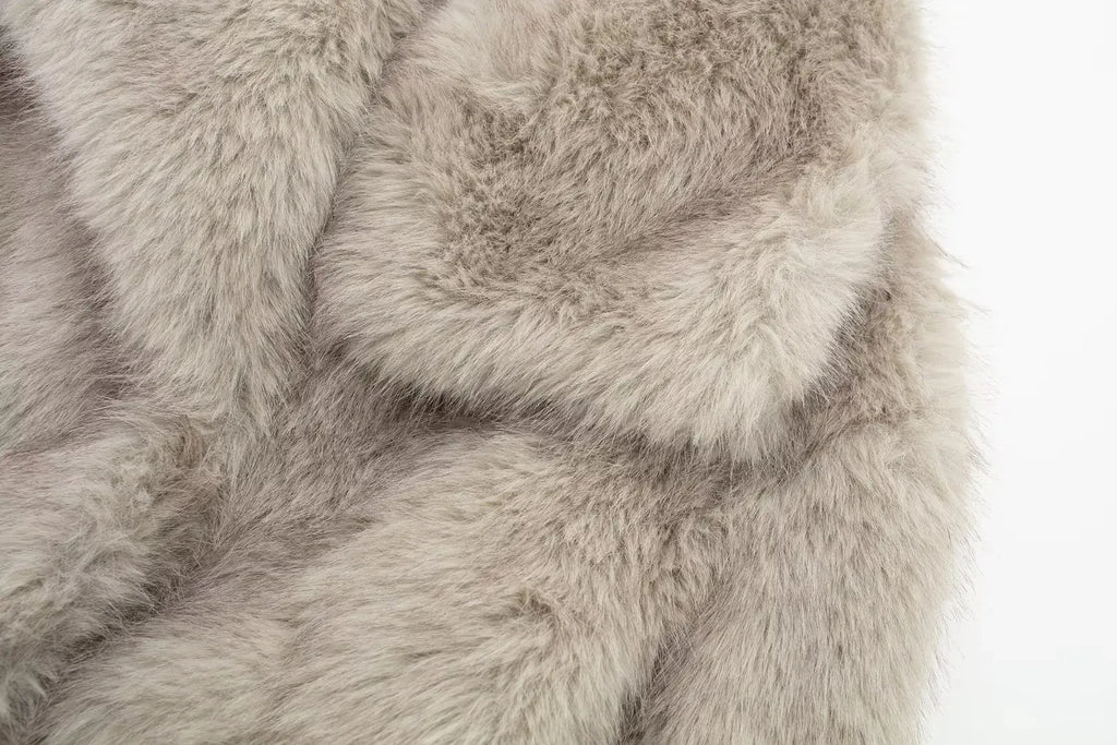 Cropped Faux Fur
