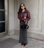 Bordeaux Moto Jacket