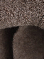 Asymmetric Knit Coat