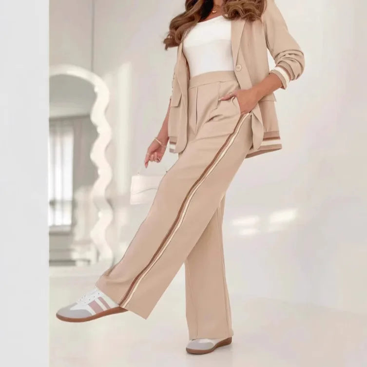 Wide Leg Trouser Set