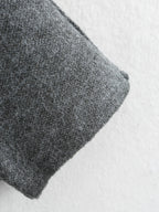 Asymmetric Knit Coat