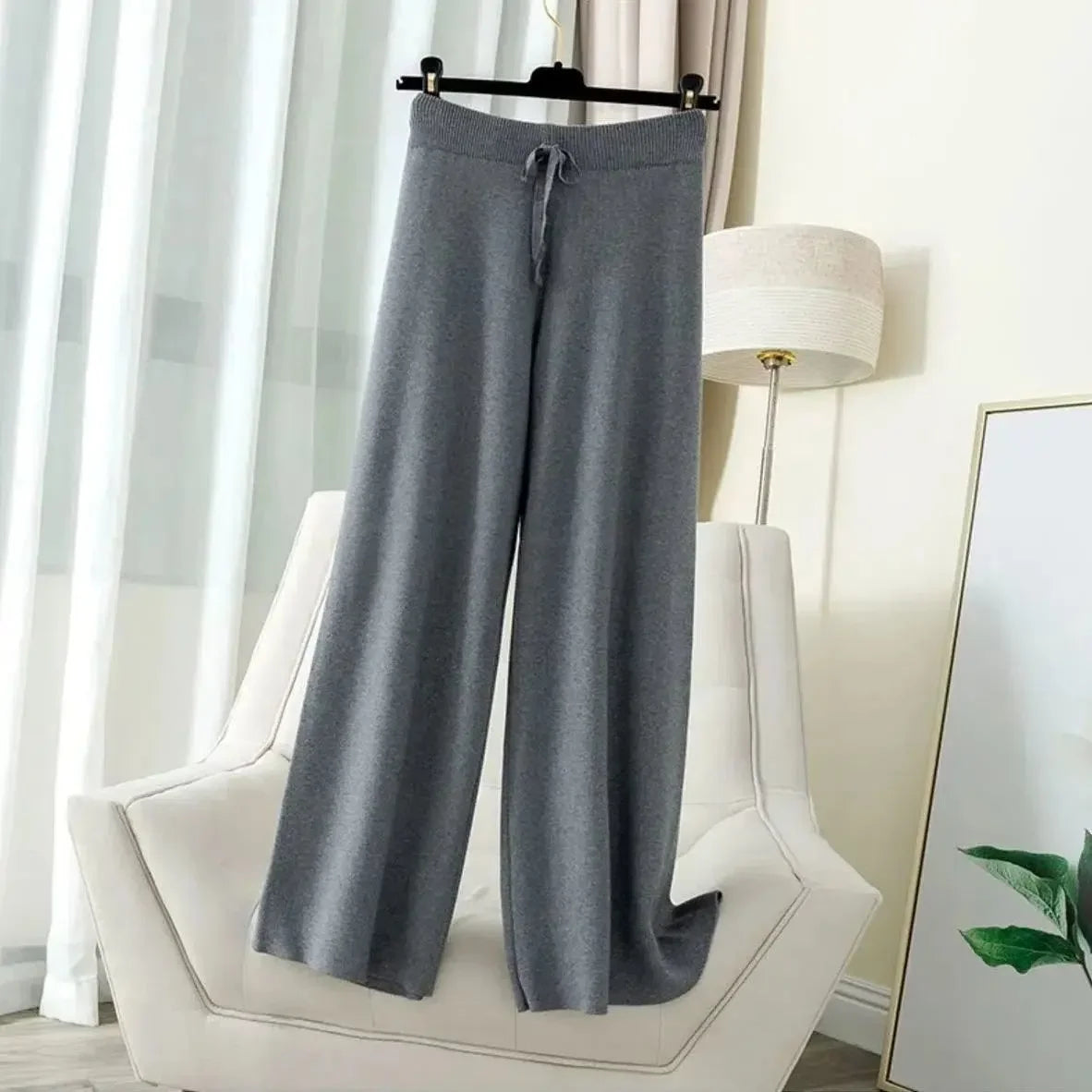 Knit Wide Leg Pants