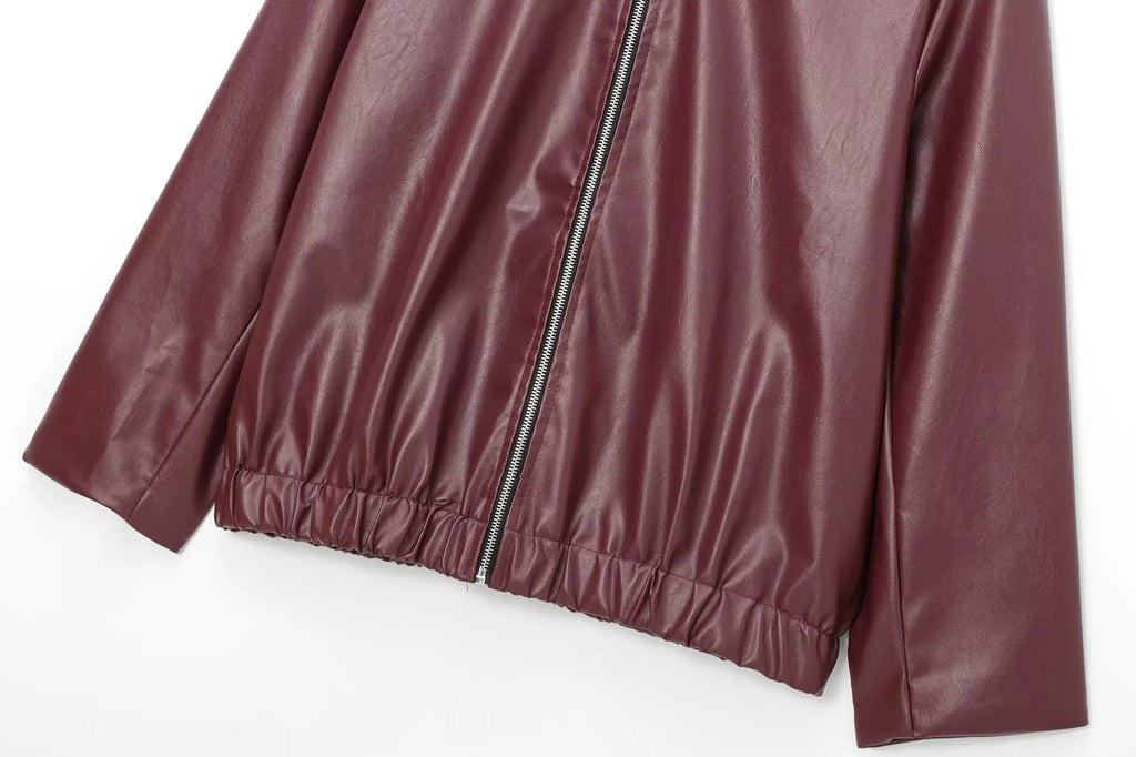 Bordeaux Moto Jacket