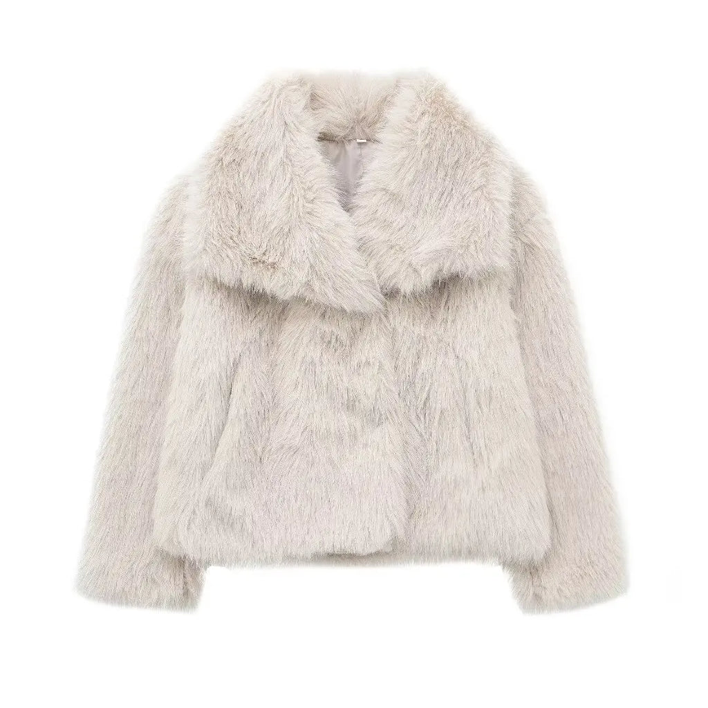 Cropped Faux Fur