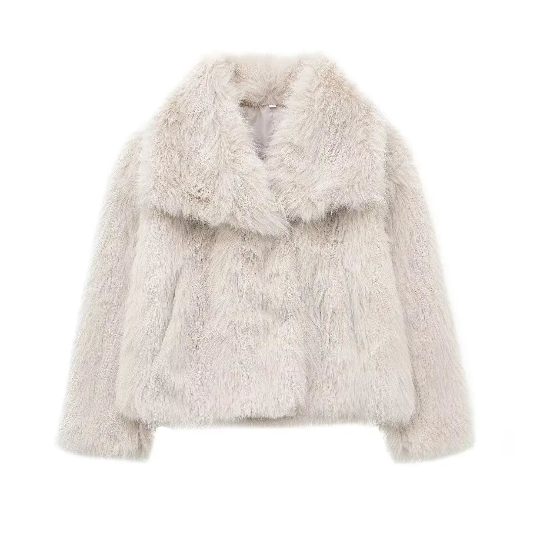 Cropped Faux Fur