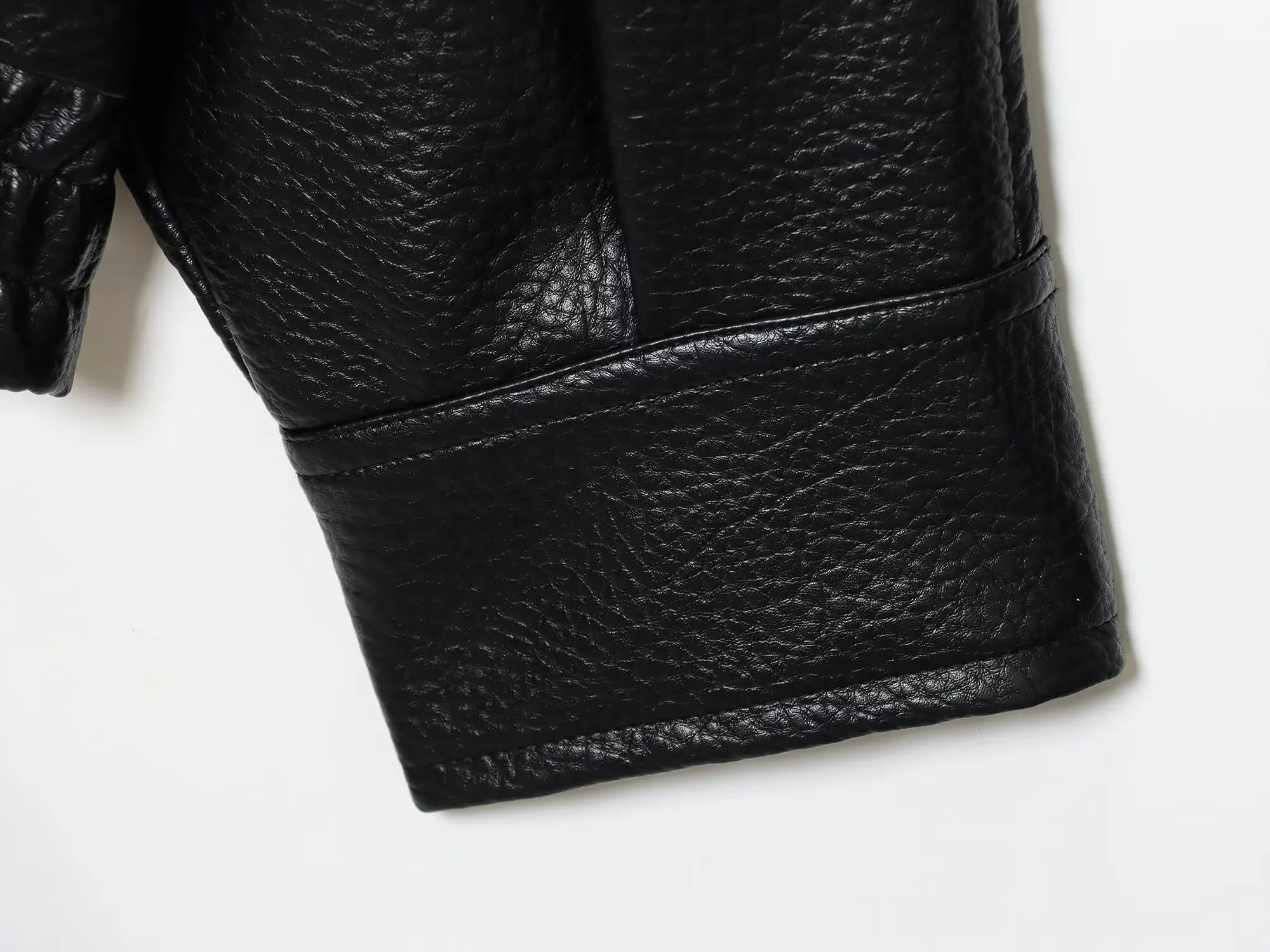 Noir Oversized Leather