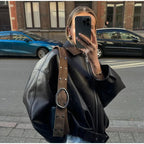 Belted Aviator Jacket