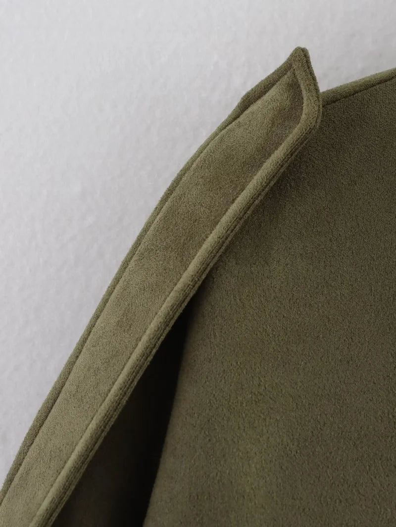 Suede Aviator Jacket