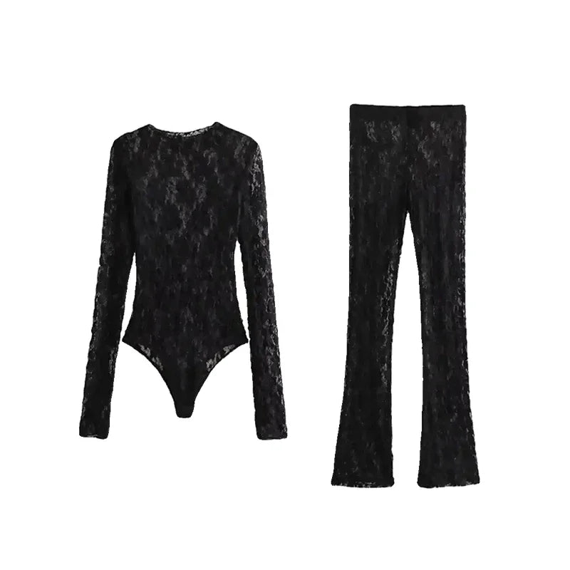 Lace Cutout Jumpsuit