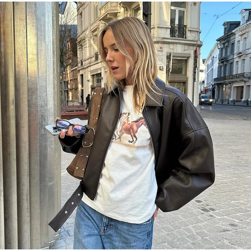 Belted Aviator Jacket