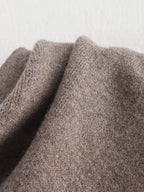 Asymmetric Knit Coat