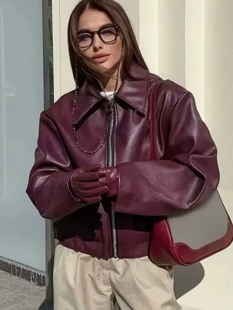 Bordeaux Moto Jacket
