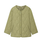 Diamond-Stitch Padded Jacket