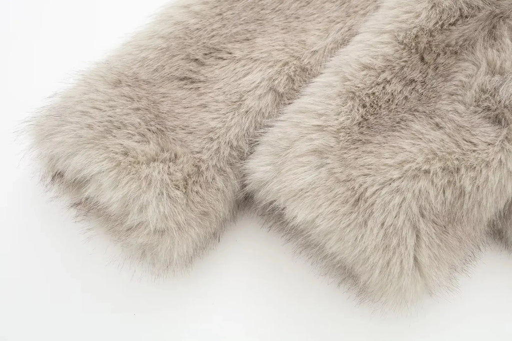 Cropped Faux Fur