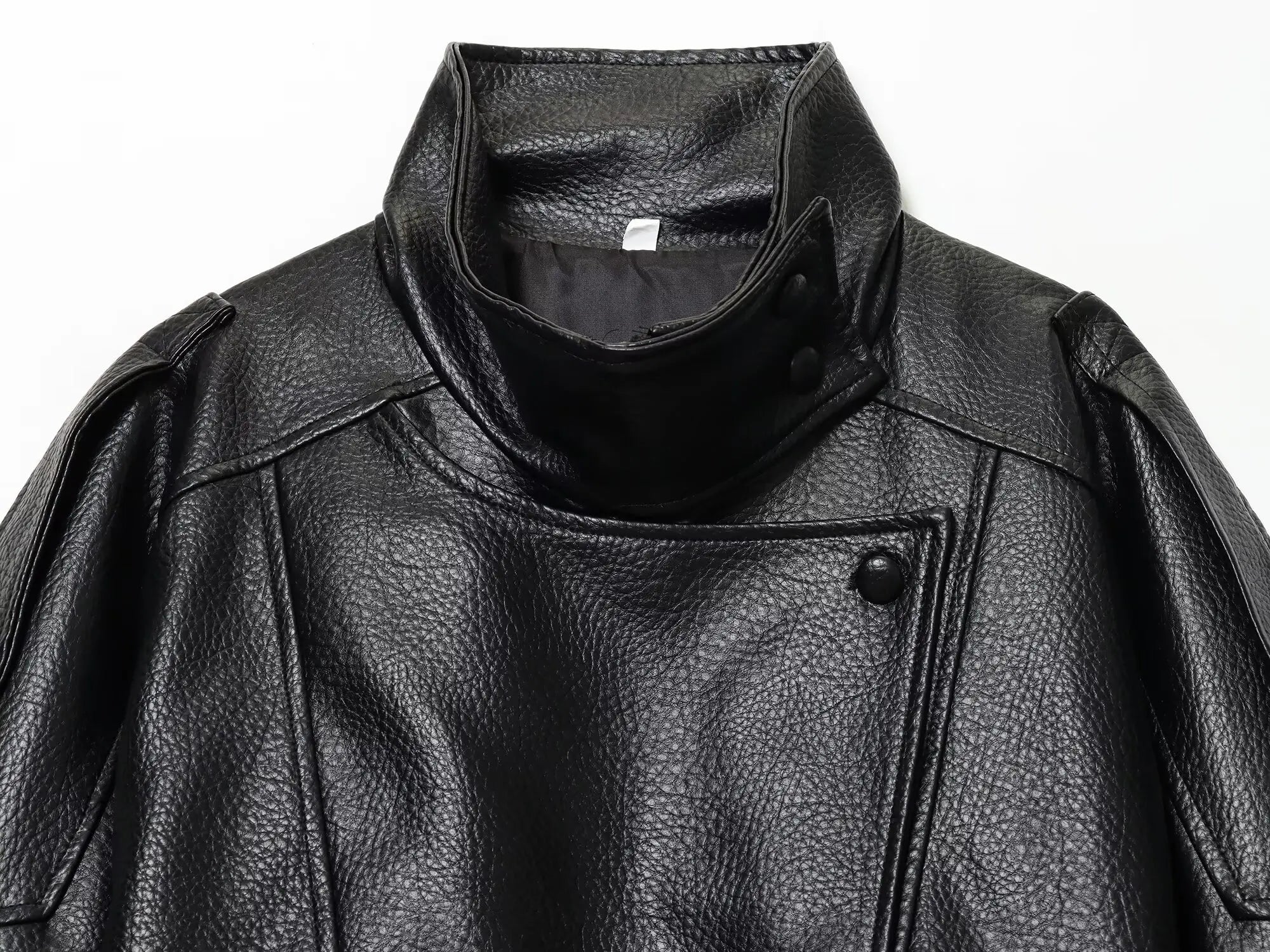 Noir Oversized Leather