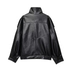 Noir Oversized Leather