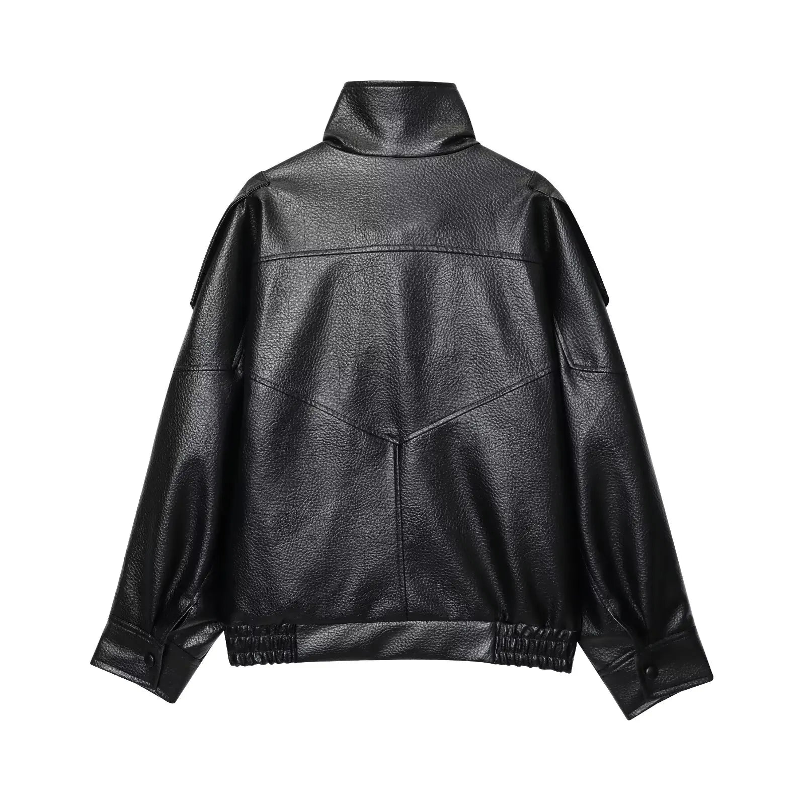 Noir Oversized Leather