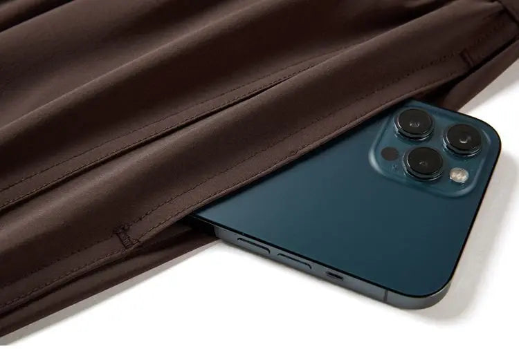 Draped Wide Leg Pants