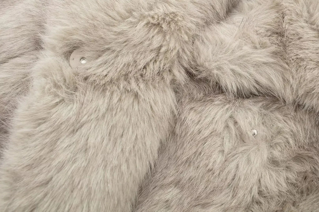 Cropped Faux Fur