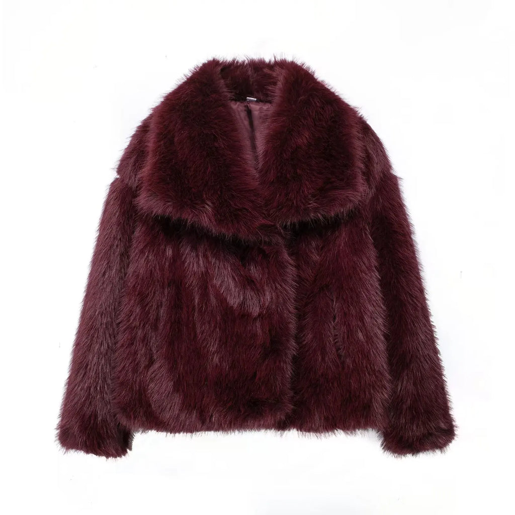Cropped Faux Fur