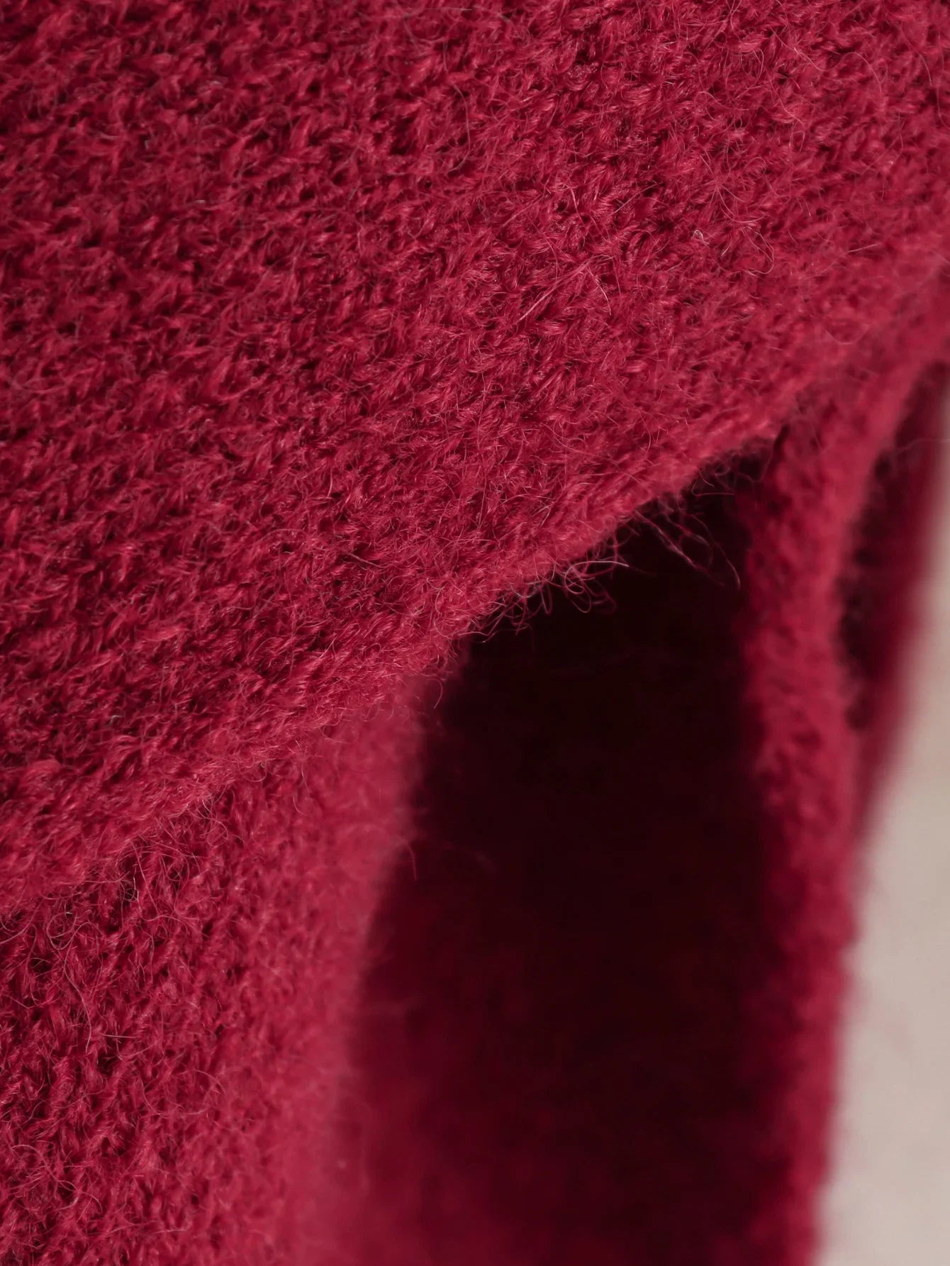 Asymmetric Knit Coat