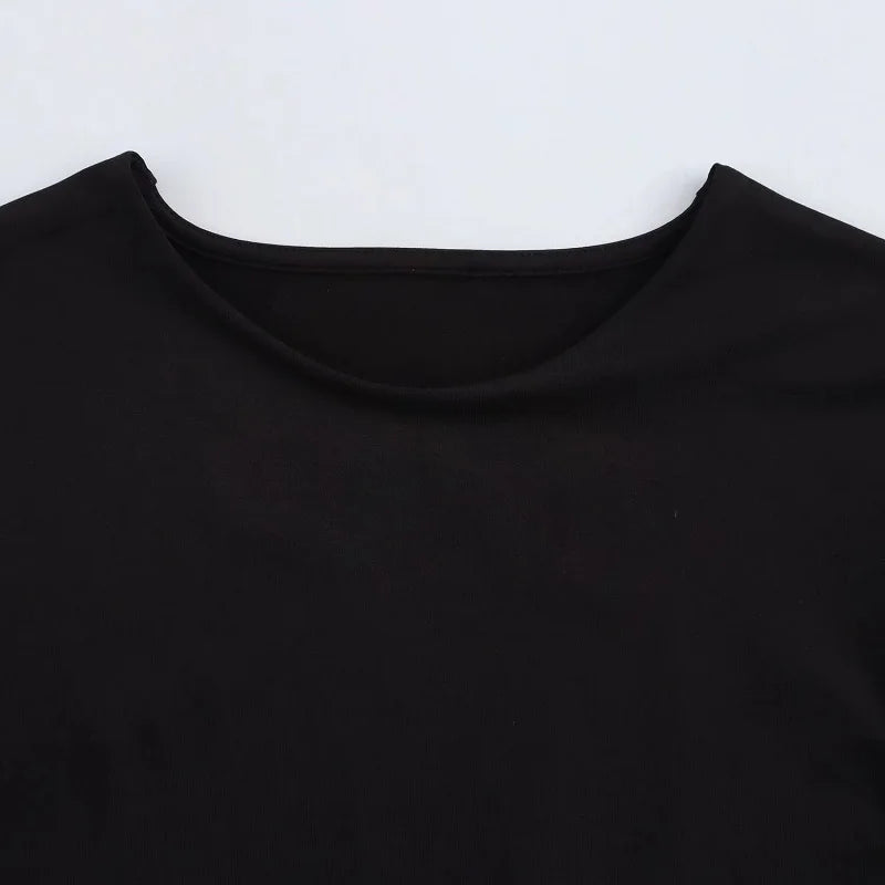 Pleated Ruffle Bodysuit