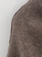 Asymmetric Knit Coat