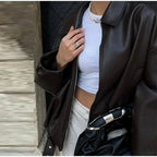 Belted Aviator Jacket