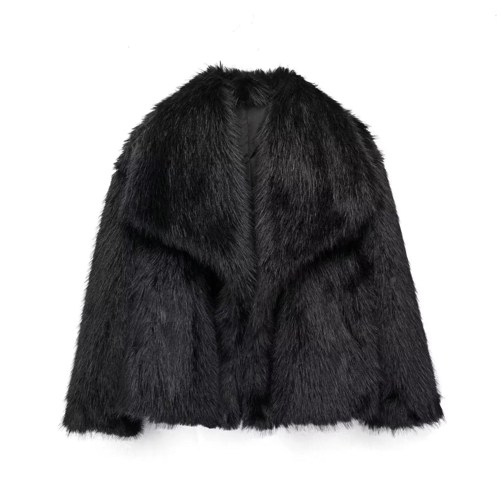 Cropped Faux Fur