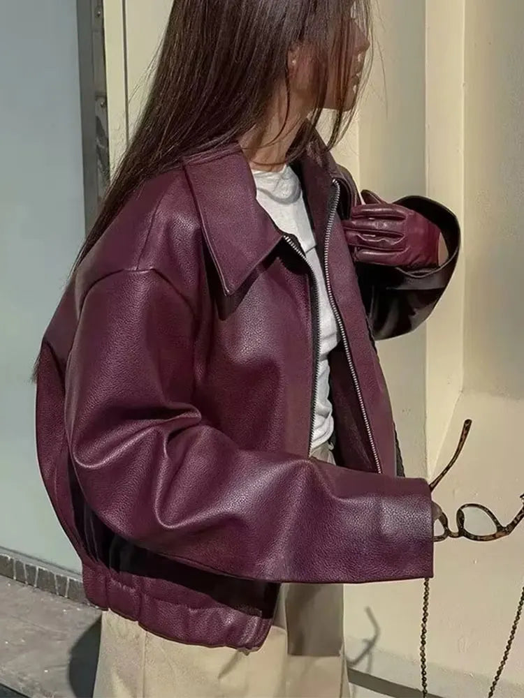 Bordeaux Moto Jacket
