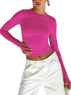 Long Sleeve Crop Top