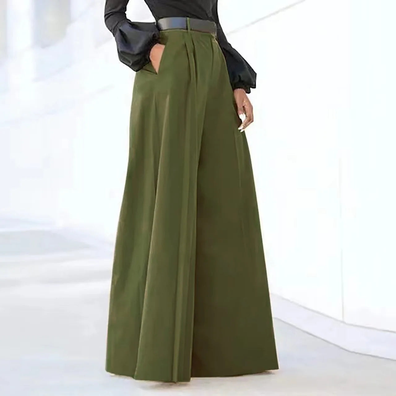 Linen Palazzo Pants