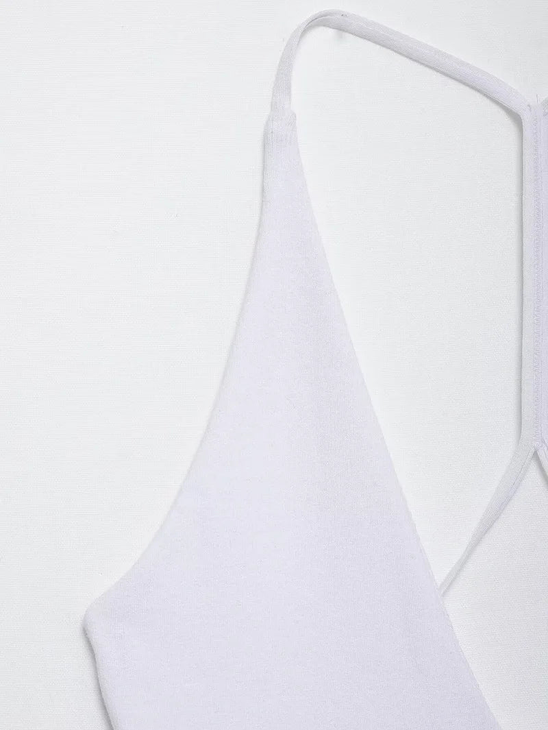 Halter Backless Midi Bodytop