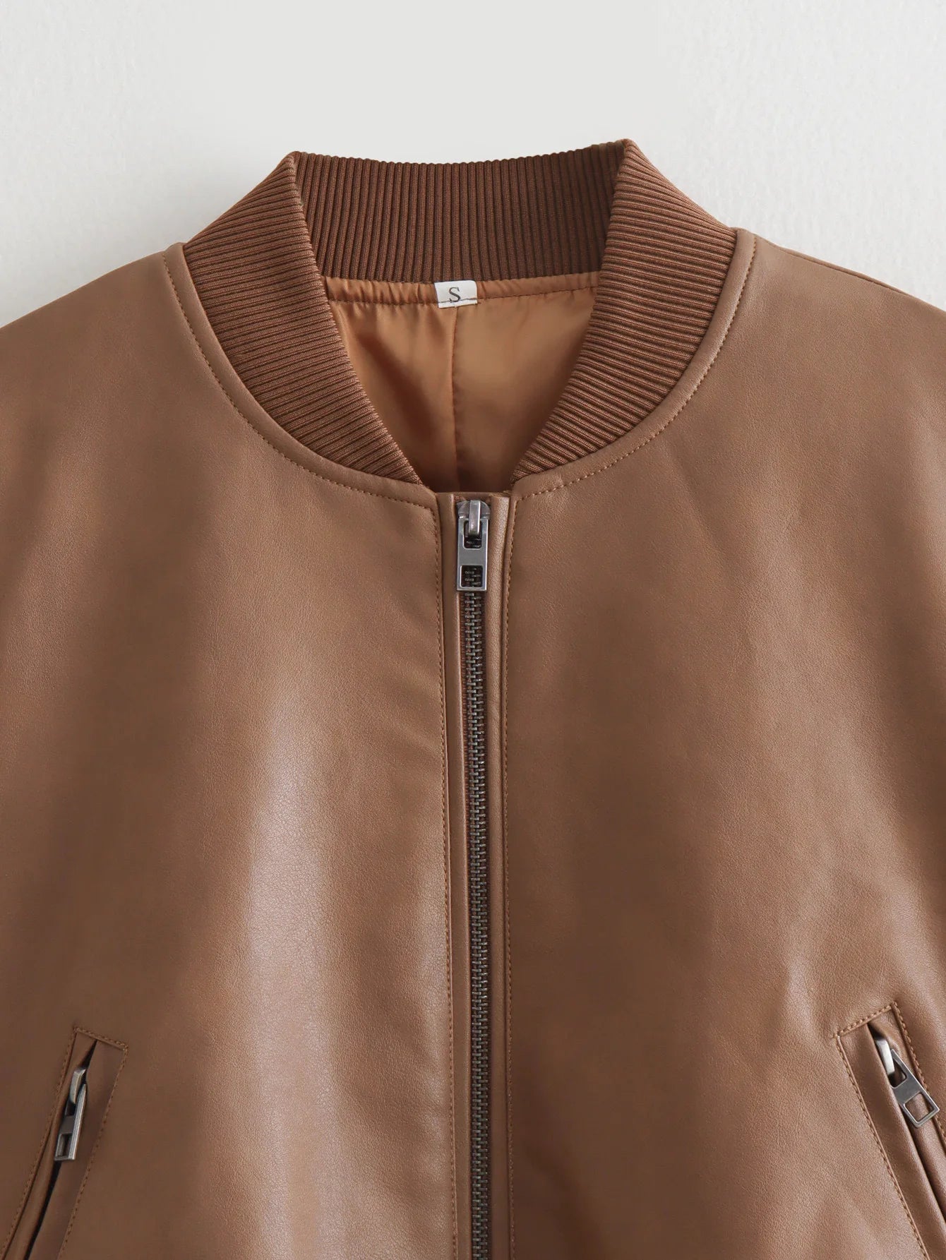 Vintage Leather Bomber