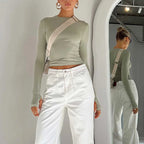 Long Sleeve Crop Top