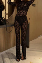 Lace Cutout Jumpsuit