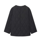 Diamond-Stitch Padded Jacket