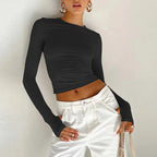 Long Sleeve Crop Top