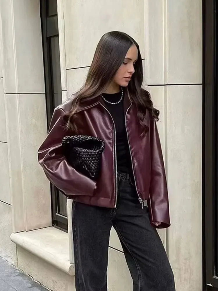 Bordeaux Moto Jacket